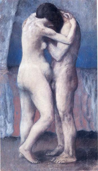 Pablo Picasso Classical Oil Paintings The Embrace Female Nude